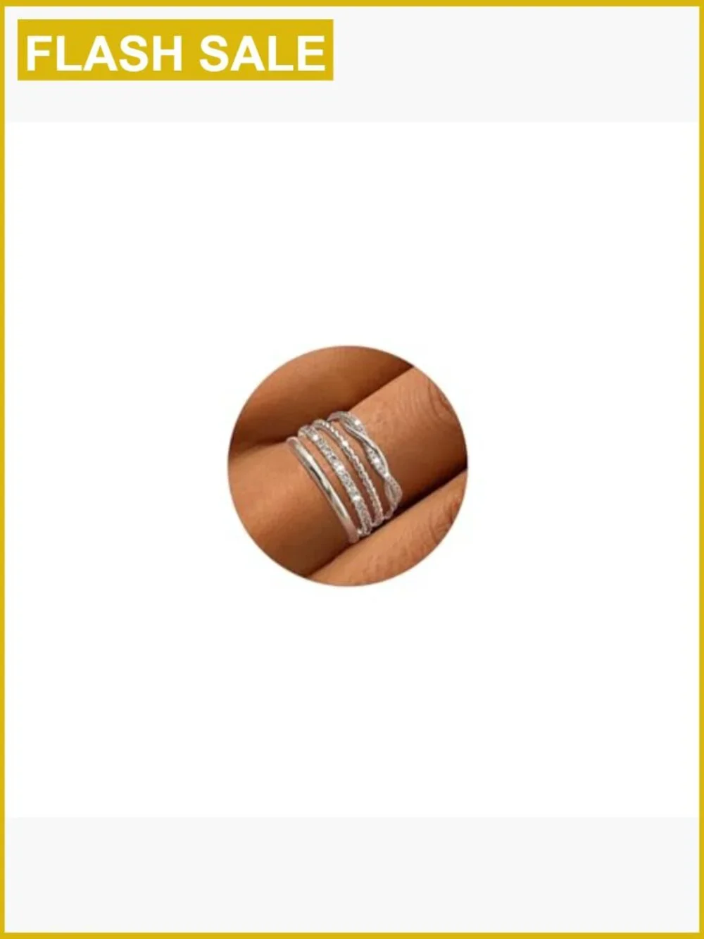 Dainty 14K Gold Plated Stacking Rings Set Cubic Zirconia Thin Ring Trendy